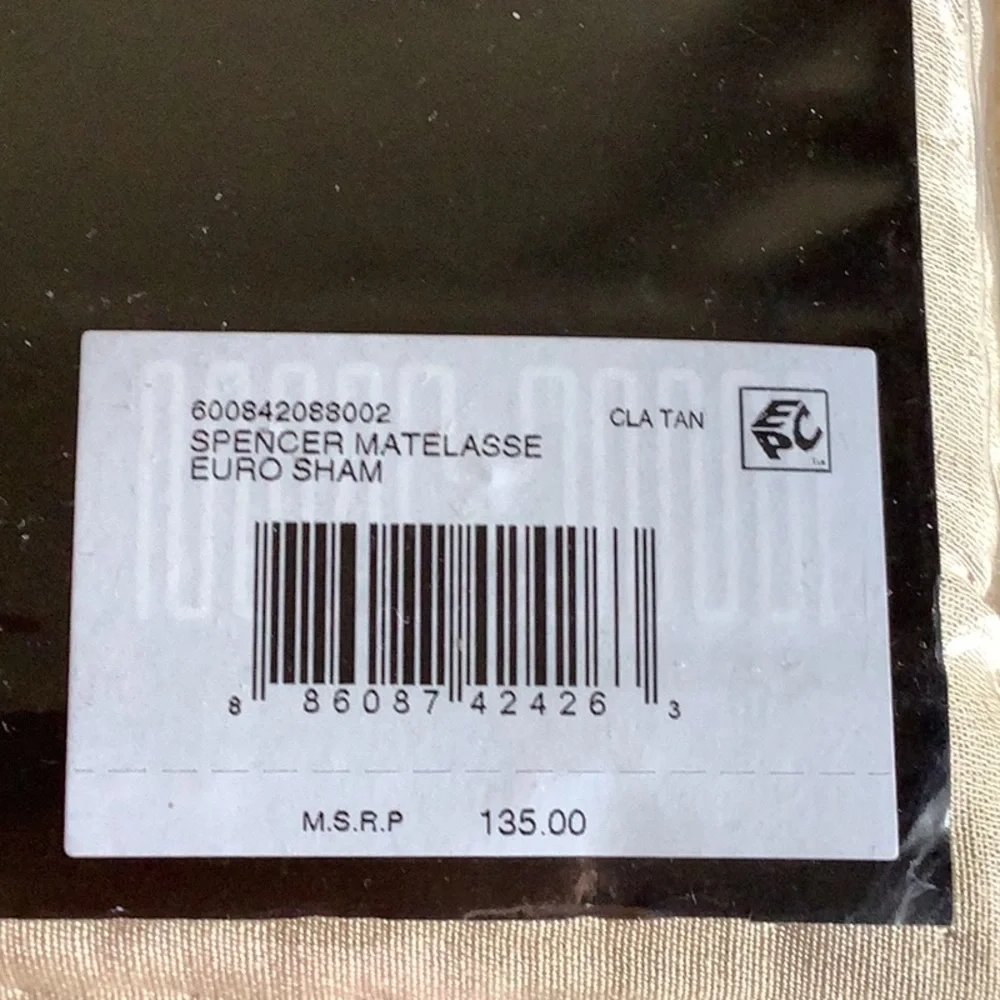 Ralph Lauren Spencer Matelasse European Sham.